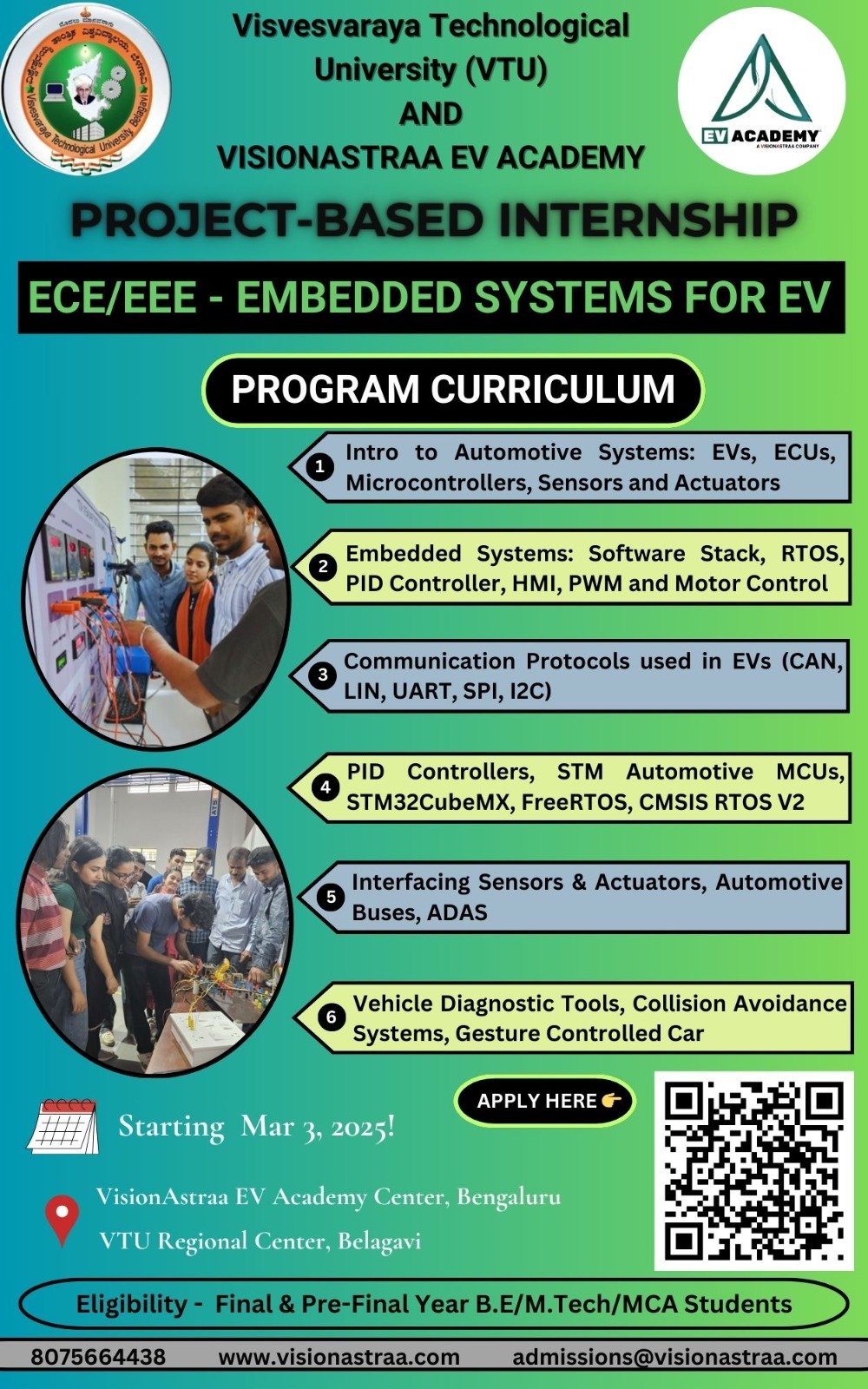 Embedded Systems Internship Poster