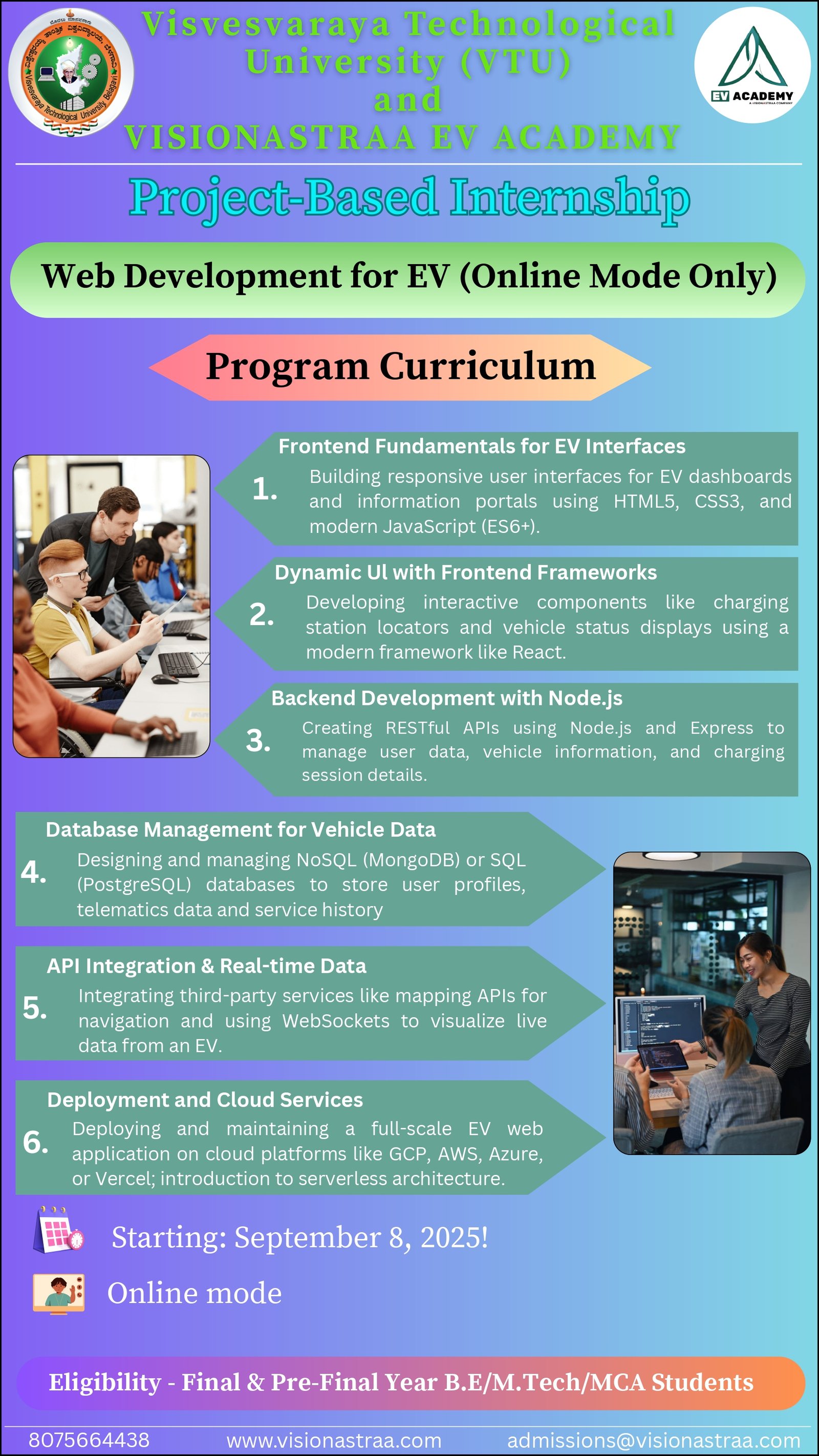 Web Development Internship Poster